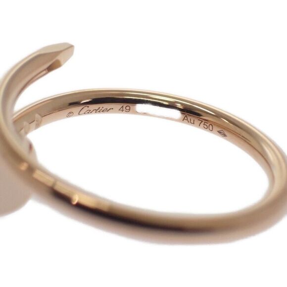 Cartier Juste Un Clou Small Size 9 B4225849 Ring 18K Pink Gold 18k Pink Gold - Picture 8 of 11